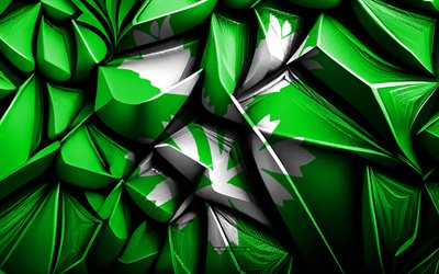 علم أوبلاند, 4k, نسيج إبداعي ثلاثي الأبعاد, علم أوبلاند ثلاثي الأبعاد, المناطق النرويجية, النرويج, فن ثلاثي الأبعاد, علم منطقة أوبلاند, أوبلاند