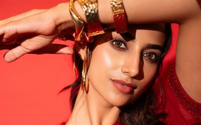 4k, Meenakshi Chaudhary, portrait, indian actress, Bollywood, beauty, pictures with Meenakshi Chaudhary, brunette woman, popular actress, indian celebrity, Meenakshi Chaudhary photoshoot