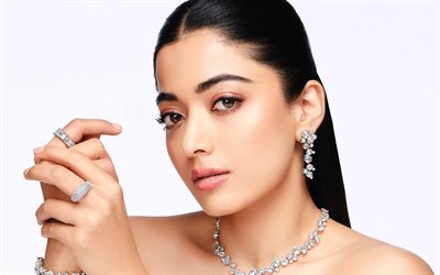 4k, Rashmika Mandana, portrait, indian actress, Bollywood, movie stars, pictures with Rashmika Mandana, indian celebrity, Rashmika Mandana photoshoot
