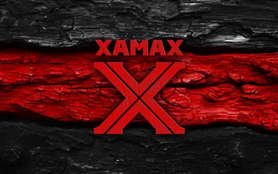 شعار نيوشاتيل xamax fcs الخشبي, 4k, خلفية خشبية سوداء حمراء, دوري التحدي, كرة القدم, شعار نيوشاتيل xamax fcs, نيوشاتيل زاماكس fcs, نادي كرة القدم السويسري, نيوشاتيل زاماكس إف سي