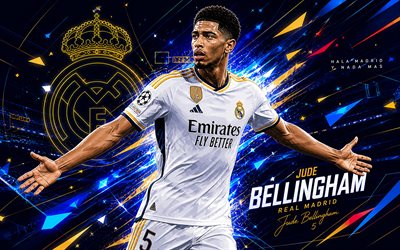 جود بيلينجهام, نادي ريال مدريد لكرة القدم, فن المعجبين, خلفية رقمية بيضاء مجردة, جود بيلينجهام نادي ريال مدريد, الفن الإبداعي, شعار نادي ريال مدريد لكرة القدم, جود بيلينجهام ريال مدريد, كرة القدم, ريال مدريد