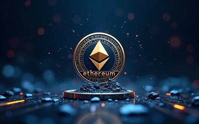 ethereum, 4k, eth, criptomoneda, moneda de ethereum, signo de ethereum, logotipo de ethereum, emblema de ethereum, antecedentes con logotipo de ethereum, signo eth, logotipo eth