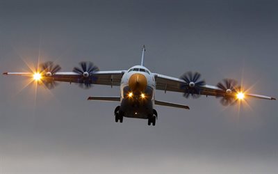 AN-70, Antonov, landing, cargo airplanes