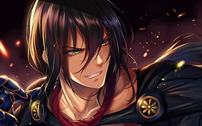 Assassin of Shinjuku, portrait, Fate Grand Order, TYPE-MOON, Shinjuku Assassin, manga, warrior, artwork, Assassin of Shinjuku Fate Grand Order