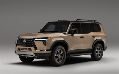 2025, lexus gx, 4k, vue avant, extérieur, suv de luxe, nouvelle bronze lexus gx, voitures japonaises, lexus