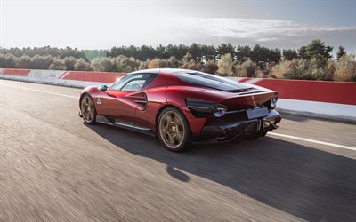 alfa romeo 33 stradale, 4k, vue arrière, 2025 voitures, supercars, 2025 alfa romeo 33 stradale, voitures italiennes, alfa romeo