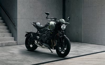 4k, triumph trident 660 kaslı, stüdyo, 2026 bisiklet, ayarlama, süper bisikletler, 2026 zafer üç dişli mızrak 660, zafer, ingiliz motosikletleri, zafer motosikletleri