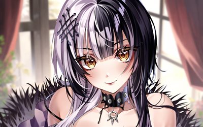 시오리 소설, 노란 눈, 가상 youtuber, 홀로 출현, vtuber, 홀로 리브, 만화, shiori 소설 채널