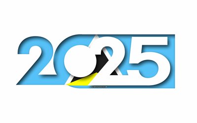 2025 سانت لوسيا, خلفية بيضاء, سانت لوسيا, الحد الأدنى من الفن, 2025 مفاهيم سانت لوسيا, سانت لوسيا 2025, علم القديس لوسيا, 2025 خلفية سانت لوسيا, علم سانت لوسيا