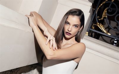 barbara palvin, porträt, ungarisches model, foto shooting, weißes kleid, beliebtes frauenfotoshooting, barbara palvin fotoshooting