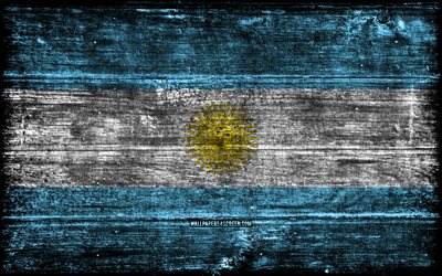 argentina träflagga, 4k, träregra flaggor, sydamerikanska länder, argentinas flagga, argentina dag, sydamerika, argentinsk flagga, argentina, argentinska nationella symboler, argentina flagga