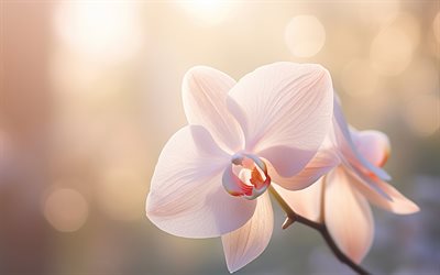 orchidea rosa, 4k, bokeh, macro, fiori rosa, fiori tropicali, orchidee, sfondo con orchidea rosa, phalaenopsis, orchidee falene, bellissimi fiori, orchidee rosa