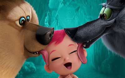 Junior, dogs, 2016, animation, Storks