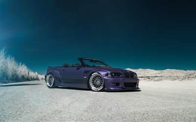 BMW M3, E46, RSV Forged, tuning, cabriolets, purple BMW