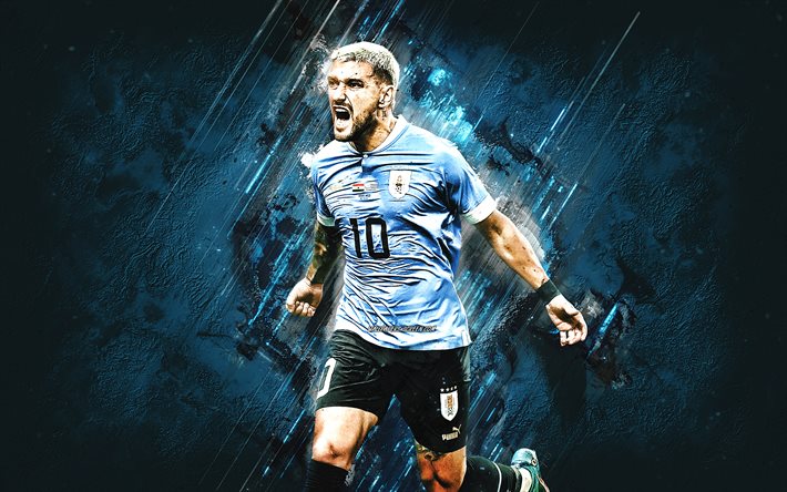 giorgian de arrascaeta, nazionale di calcio dell'uruguay, calciatore uruguaiano, centrocampista attaccante, ritratto, qatar 2022, calcio, uruguay