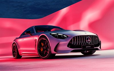 mercedes amg gt, 4k, 2023 voitures, voitures de luxe, supercars, 2023 mercedes amg gt, voitures allemandes, mercedes