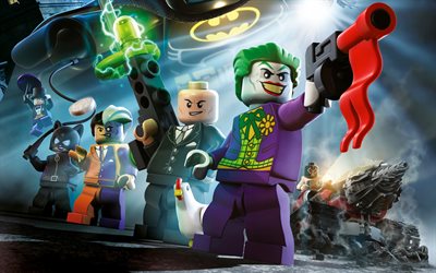 the lego batman, filme de 2017, joker army, animação 3d