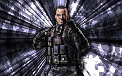4k, sargento de las fuerzas especiales, kombat mortal, fondo de rayos morados, mkm, arte abstracto, móvil mortal kombat móvil, sargento de las fuerzas especiales mkm, personajes de mortal kombat, mortal kombat x, sargento de fuerzas especiales mortal kombat, arte creativo