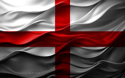 4k, bandeira de bolonha, cidades da itália, bandeira de bolonha 3d, itália, textura 3d, bolonha, dia de bolonha, símbolos nacionais italianos, arte 3d, bandeira da cidade de bolonha