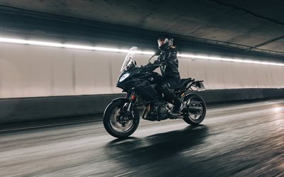 bmw f 900 xr triple negro, 4k, desenfoque de movimiento, 2026 bicicletas, superdeportivos, bmw f 900 xr, 2026 bmw f 900 xr, bmw motorrad, motocicletas alemanas, bmw