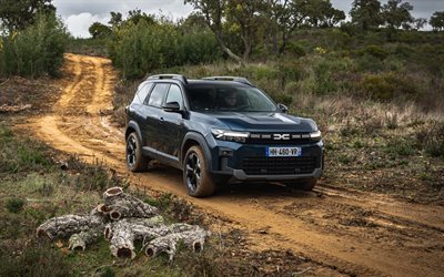 4k, dacia bigster journey híbrido g 4x4, desierto, fuera de la carretera, 2026 coches, cruces, especificaciones de la ue, dacia grande, exterior, 2026 dacia grande, coches rumanos, dacia