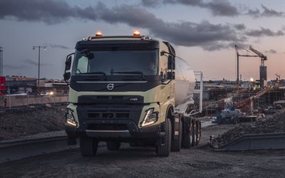 volvo fmx 540, 4k, beton mikser kamyonu, 2025 kamyon, lkw, yapı, inşaat vinçleri, kargo taşımacılığı, 2025 volvo fmx, özel ekipman, volvo fmx, volvo