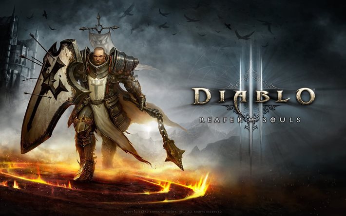 warrior, Diablo 3, Reaper of Souls, characters