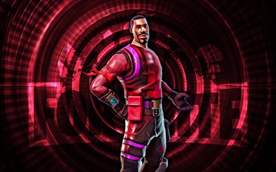 strahlender stürmer fortnite, 4k, roter spiralhintergrund, fortnite, kreativ, strahlende stürmerhaut, fortnite radiant striker skin, strahlender stürmer, fortnite  charaktere