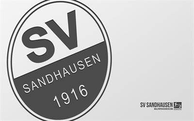 sv sandhausen  logotyp, 4k, vit bakgrund, kolkonst, sv sandhausen emblem, tysk fotbollsklubb, bundesliga 2, tyskland, sv sandhausen fc, fotboll, sv sandhausen