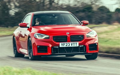 4k, bmw m2 mt, motaje desenfoque, 2024 autos, reino unido spec, g87, sintonización, bmw rojo m2, 2024 bmw m2, bmw m2 g87, autos alemanes, bmw m2, bmw