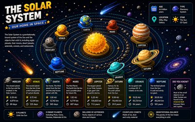 Solar system planets, 4k, isometric art, astronomy, universal, space art, Mercury, Venus, Earth, Mars, Jupiter, Saturn, Uranus, Neptune, Solar system, planetary system, astrophysics, galaxy, universe, cosmos, Solar system concepts