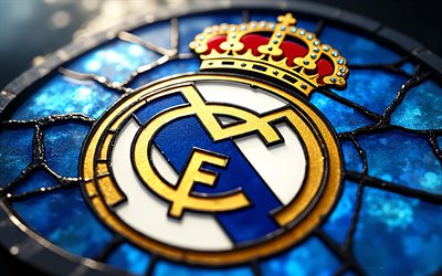 شعار ريال مدريد الرخامي, خلفية الفسيفساء الزرقاء, شعار ريال مدريد, الفن الفاخر, علامة ريال مدريد, الدوري الاسباني, إسبانيا, كرة القدم, ريال مدريد, شعار نادي ريال مدريد لكرة القدم, نادي ريال مدريد لكرة القدم