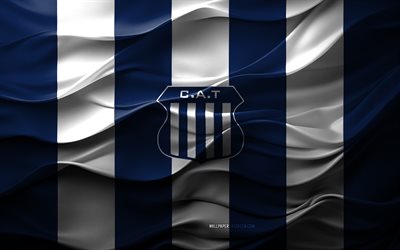 4k, logotipo de ca talleres, fondo 3d blanco blanco, división argentina primaria, ca talleres emblema, equipo de fútbol argentino, bandera de ca talleres, textura 3d, argentina, ca talleres, fútbol americano, talleres, fútbol, talleres cordoba