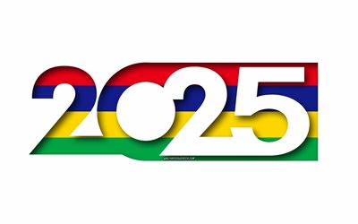 2025 mauritius, weißer hintergrund, mauritius, minimale kunst, 2025 mauritius  konzepte, mauritius 2025, flagge von mauritius, 2025 mauritius hintergrund, mauritius  flagge