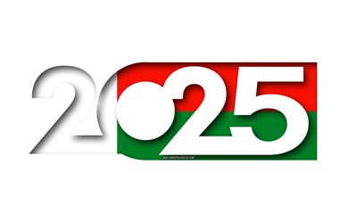 2025 madagaskar, weißer hintergrund, madagaskar, minimale kunst, 2025 madagaskar  konzepte, madagaskar 2025, flagge von madagaskar, 2025 madagaskar  hintergrund, madagaskar flagge