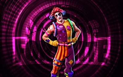 nite nite fortnite, 4k, fondo espiral púrpura, fortnita, creativo, piel de noche de la noche, piel fortnite nite nite, nite nite, personajes de fortnite