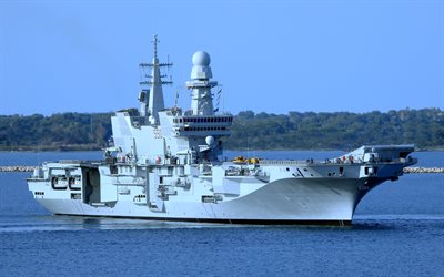 cavour, portador de aeronaves italianas, marinha italiana, 550, otan, navios militares, porta  aviões