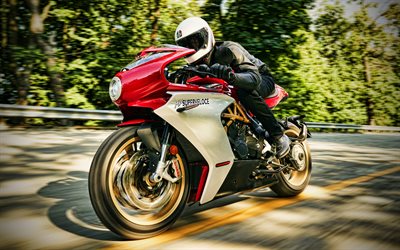4k, MV Agusta Superveloce 800, highway, 2020 bikes, superbikes, HDR, italian motorcycles, MV Agusta