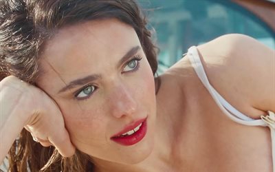 4k, مارجريت كوالي, عن قرب, ممثلة أمريكية, هوليوود, امرأة سمراء, لَوحَة, يبتسم, المشاهير الأمريكيين, نجوم السينما, جمال, النجوم الامريكيه, جلسة تصوير لمارغريت كوالي