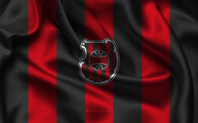 4k, logotipo gremio esportivo brasil, tecido de seda preta vermelha, time de futebol brasileiro, emblema gremio esportivo brasil, serie brasileira d, gremio esportivo brasil, brasil, futebol, gremio esportivo brasil flag, brasil de pelotas