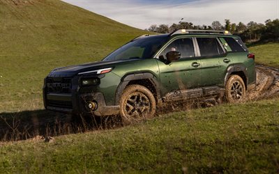 Subaru Outback Wilderness, 4k, mud, 2026 cars, offroad, wagons, 2026 Subaru Outback, japanese cars, Subaru