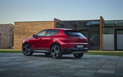 2026, Alfa Romeo Tonale, 4k, rear view, exterior, red Alfa Romeo Tonale, new Alfa Romeo Tonale 2026, Italian cars, Alfa Romeo