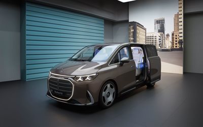 2026, Mercedes-Benz VLE, ​​4k, front view, exterior, electric minivan, VLE-class, new Mercedes-Benz VLE 2026, German cars, Mercedes-Benz