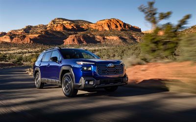 Subaru Outback Touring, 4k, desert, 2026 cars, road, wagons, 2026 Subaru Outback, japanese cars, Subaru
