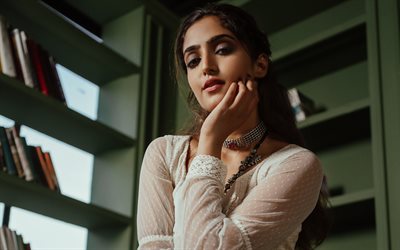 reba monica john, 4k, bollywood, indische schauspielerin, schönheit, beliebte schauspielerin, bild mit reba monica john, brünette frau, indische berühmtheit, reba monica john fotoshooting
