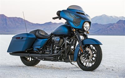 harley davidson street glide special, 4k, désert, vélos 2018, hors route, superbikes, 2018 harley davidson street glide special, marocycles américains, harley davidson