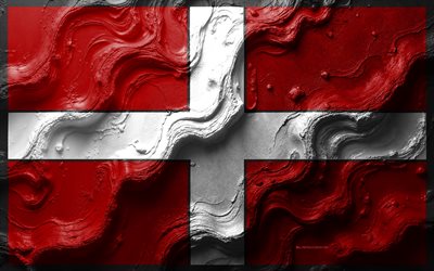 अस्ति ध्वज, 4k, पत्थर की लहर बनावट, इतालवी शहरों के झंडे, अस्ति का झंडा, 3डी एस्टी ध्वज, इटली, अस्ति शहर का झंडा, एस्टी