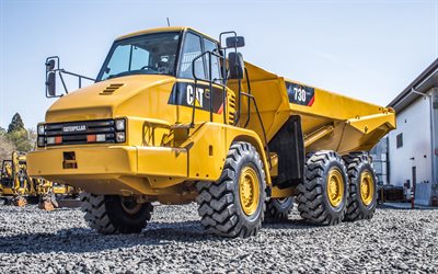 lagarta 730, 4k, lkw, caminhões 2014, caminhões basculantes articulados, equipamento de mineração, transporte de carga, 2014 lagarta 730, caminhões basculantes, equipamento especial, caminhões basculantes para pedreiras, lagarta