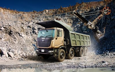 tata prima 35 k, 4k, cava, 2025 camion, lkw, dump trucks, trasporto di carico, tata motors, 2025 tata prima 35 k, camion indiani, tata