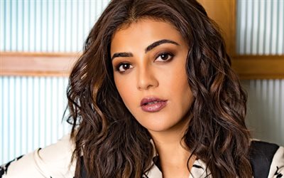 kajal aggarwal, 4k, atriz indiana, retrato, bollywood, beleza, fotos com kajal aggarwal, mulher morena, atriz popular, celebridade indiana, sessão fotográfica de kajal aggarwal